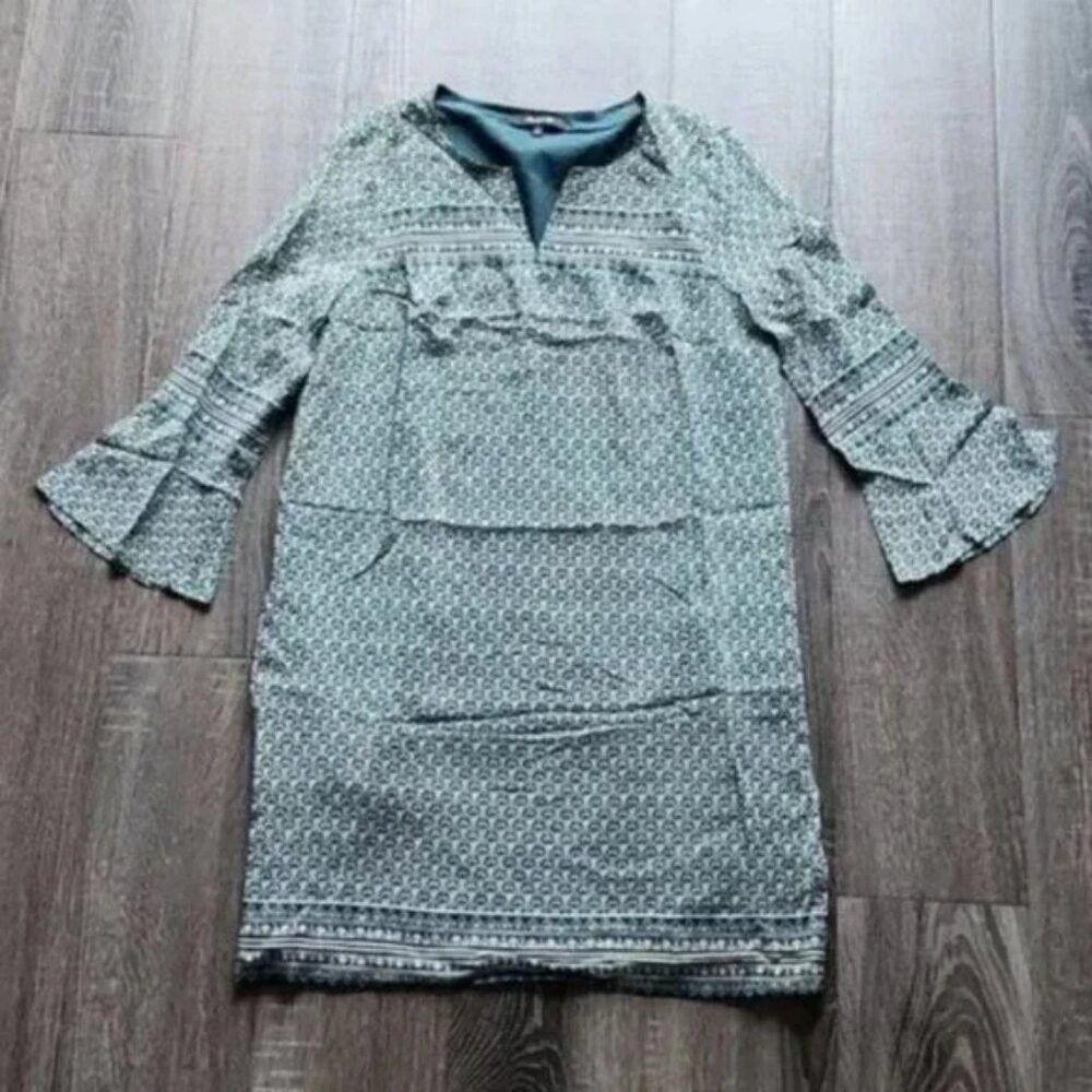 🍁 Madewell SILK "Starland" bell sleeve Dress 🍁